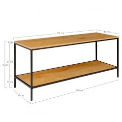 Red Living TV-Rack Arette - Eiche Dekor / Schwarz 11 Red Living TV-Rack Arette - Eiche Dekor / Schwarz -Wohnzimmermöbel boutique en ligne 1000345902 220428 500 SKETCH DETAILS P000000001000345902 sketch