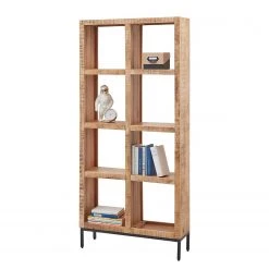 Ars manufacti Aktenregal Torres - Mango massiv / Metall - Breite: 80 cm