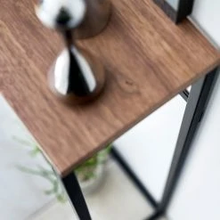 Yamazaki Konsolentisch Tower - Esche massiv / Metall - Schwarz -Wohnzimmermöbel boutique en ligne 1000347253 220505 034 DETAILS P000000001000347253