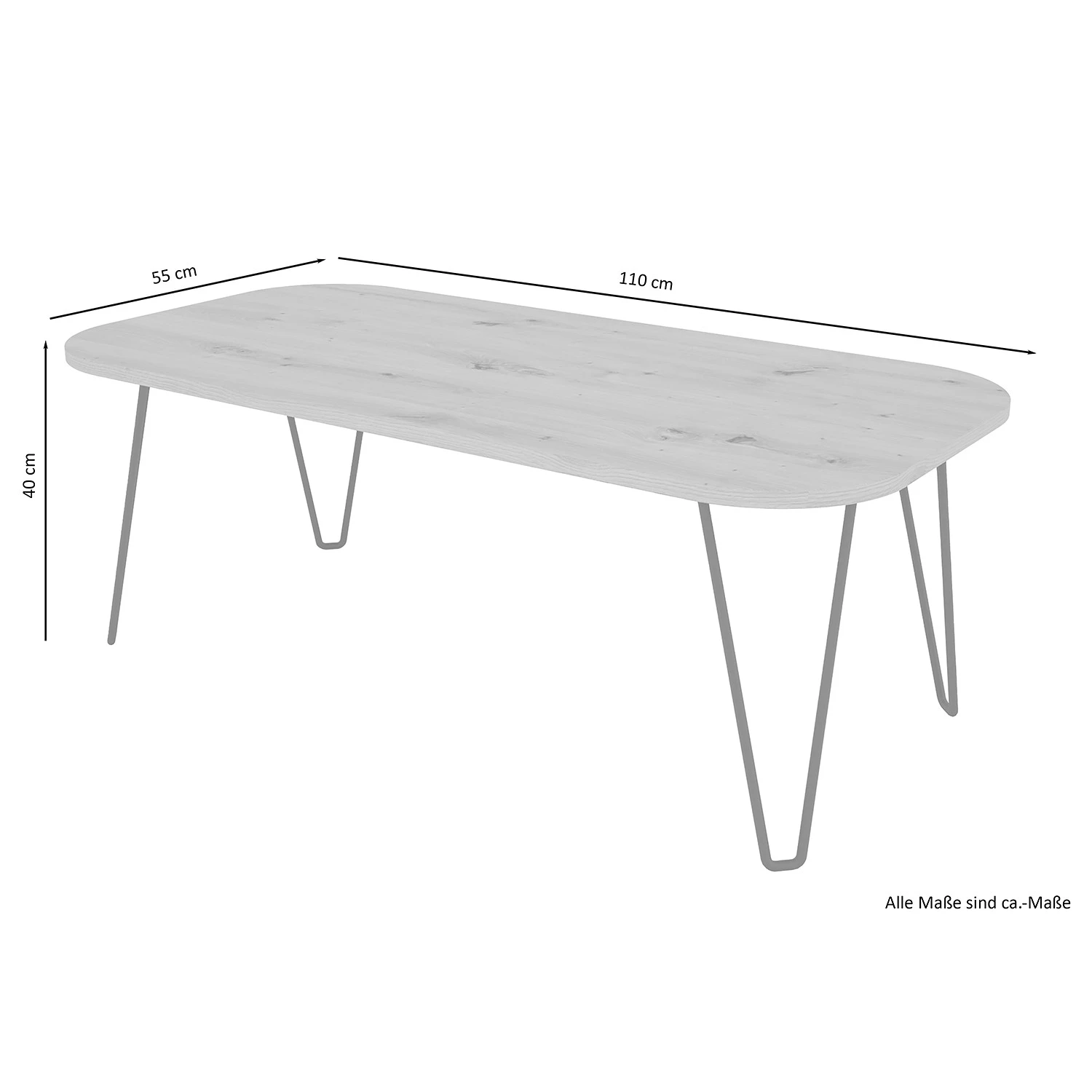 Loftscape Couchtisch Osorno I - Eiche Dekor 6 Loftscape Couchtisch Osorno I - Eiche Dekor – Bild 6