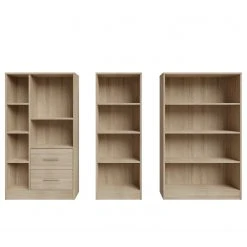 Fredriks Regalwand Wardell (3-teilig) - Eiche Sonoma Dekor 13 Fredriks Regalwand Wardell (3-teilig) - Eiche Sonoma Dekor -Wohnzimmermöbel boutique en ligne 1000348162 220505 032 DETAILS P000000001000348162