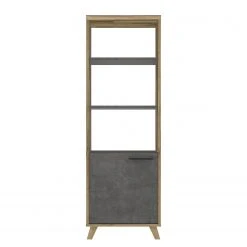 Fredriks Büroregal Winster - Asteiche Dekor / Beton Dekor -Wohnzimmermöbel boutique en ligne 1000348165 220505 030 DETAILS P000000001000348165