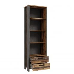 Fredriks Büroregal Clifford II - Altholz Dekor / Dunkelgrau 9 Fredriks Büroregal Clifford II - Altholz Dekor / Dunkelgrau -Wohnzimmermöbel boutique en ligne 1000348171 220509 032 DETAILS P000000001000348171