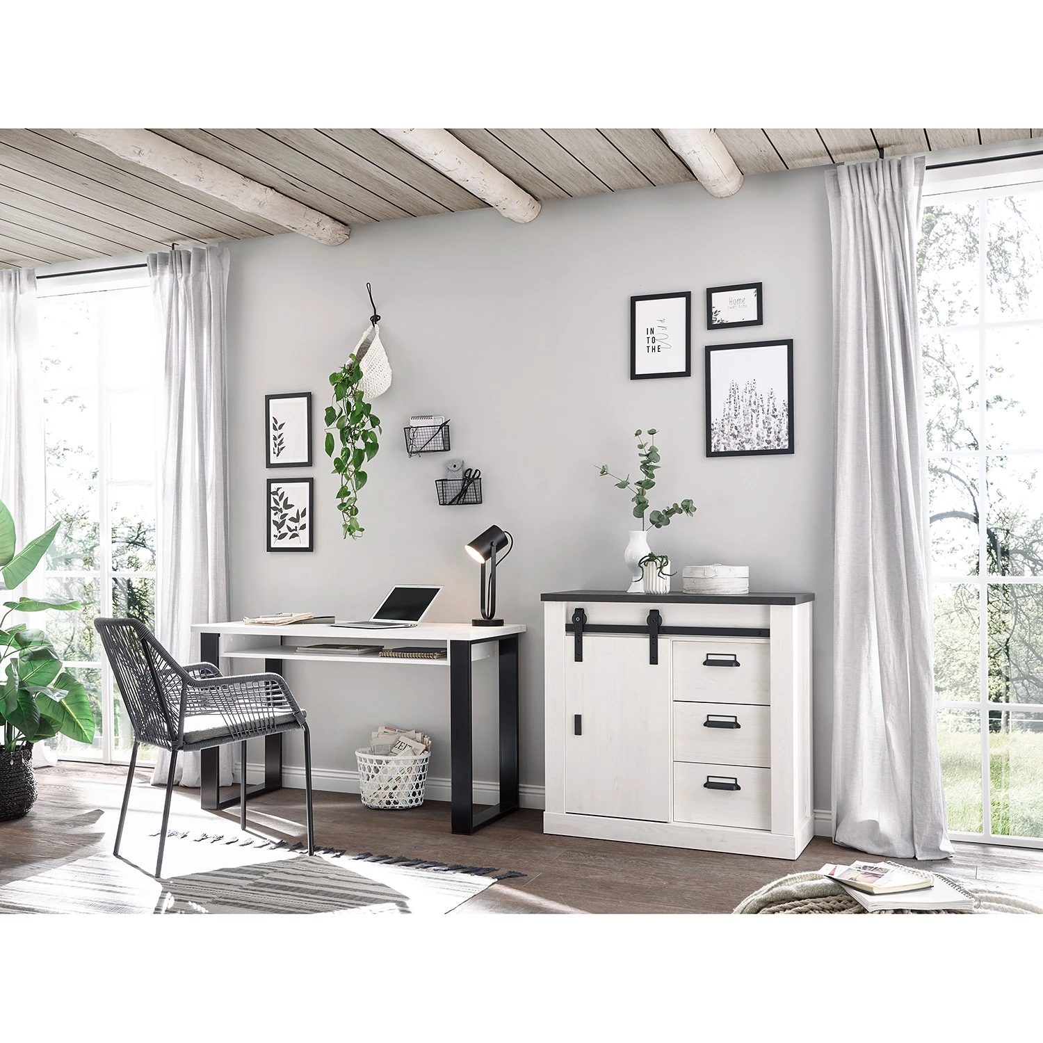 Ridgevalley Kommode Shutter II - Pinie Weiß Dekor 3 Ridgevalley Kommode Shutter II - Pinie Weiß Dekor – Bild 3