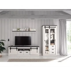 Ridgevalley TV-Lowboard Shutter II - Pinie Weiß Dekor -Wohnzimmermöbel boutique en ligne 1000348677 220505 021 MOOD DETAILS P000000001000348677 mood