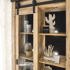 Ridgevalley Vitrinenschrank Shutter - Eiche Dekor -Wohnzimmermöbel boutique en ligne 1000348691 220505 070 DETAILS P000000001000348691