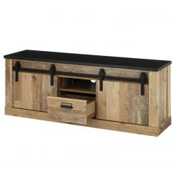 Ridgevalley TV-Lowboard Shutter I - Eiche Dekor -Wohnzimmermöbel boutique en ligne 1000348695 220505 040 DETAILS P000000001000348695