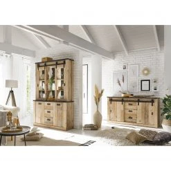 Ridgevalley Sideboard Shutter I - Eiche Dekor -Wohnzimmermöbel boutique en ligne 1000348697 220505 022 MOOD DETAILS P000000001000348697 mood