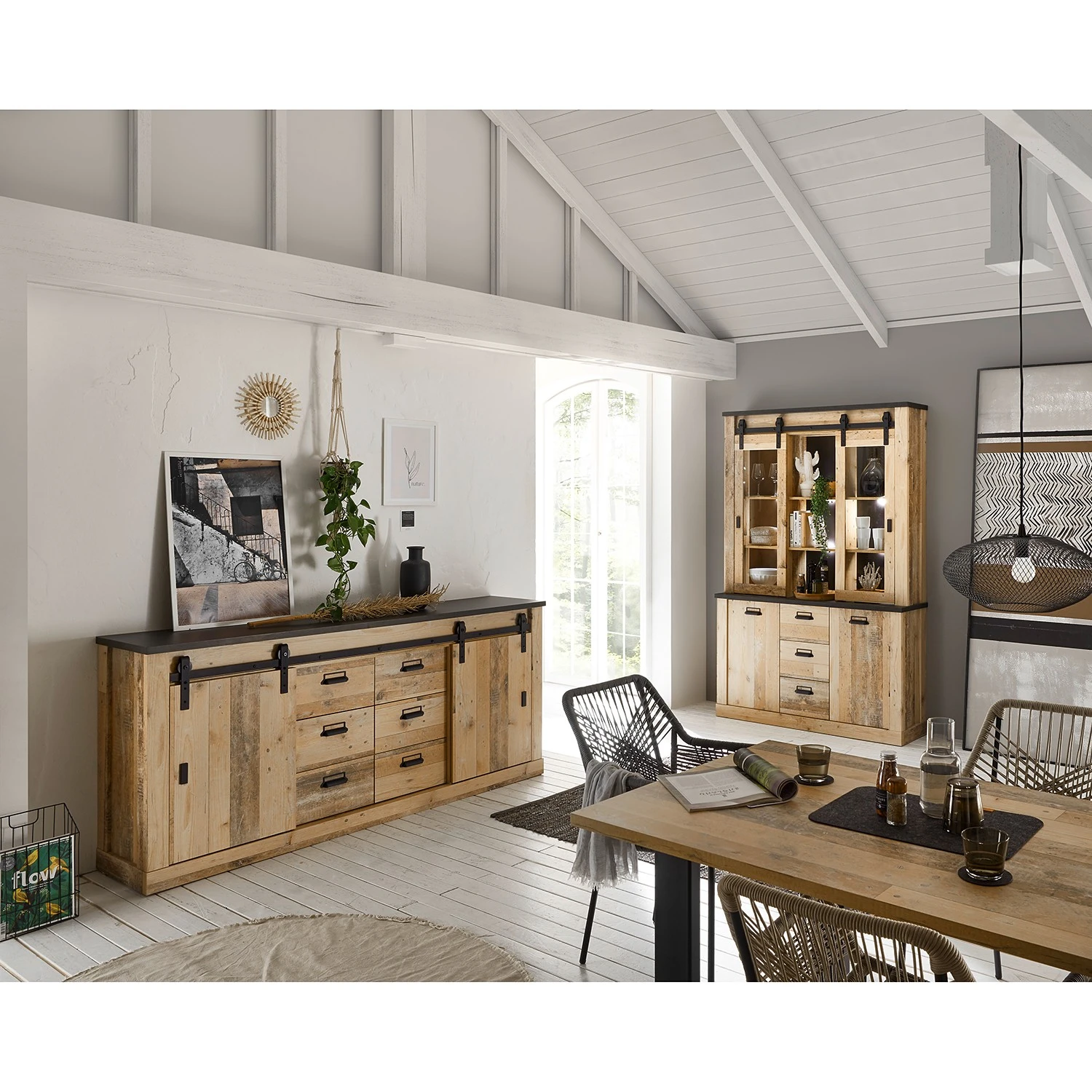 Ridgevalley Sideboard Shutter II - Eiche Dekor 3 Ridgevalley Sideboard Shutter II - Eiche Dekor – Bild 3