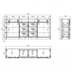 Ridgevalley Sideboard Shutter II - Eiche Dekor 15 Ridgevalley Sideboard Shutter II - Eiche Dekor -Wohnzimmermöbel boutique en ligne 1000348708 220505 501 SKETCH DETAILS P000000001000348708 sketch