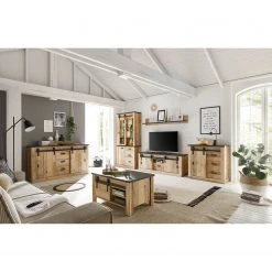 Ridgevalley Wohnwand Shutter IV (4-teilig) - Eiche Dekor -Wohnzimmermöbel boutique en ligne 1000348725 220505 021 MOOD DETAILS P000000001000348725 mood