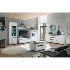 Loftscape TV-Lowboard Accra I - Weiß / Anthrazit -Wohnzimmermöbel boutique en ligne 1000348813 220506 022 MOOD DETAILS P000000001000348813 mood