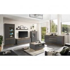 Loftscape Sideboard Accra - Anthrazit / Eiche Dekor 10 Loftscape Sideboard Accra - Anthrazit / Eiche Dekor -Wohnzimmermöbel boutique en ligne 1000348819 220506 021 MOOD DETAILS P000000001000348819 mood