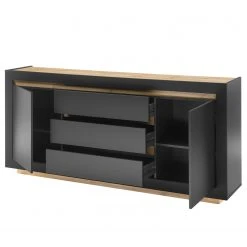 Loftscape Sideboard Accra - Anthrazit / Eiche Dekor 13 Loftscape Sideboard Accra - Anthrazit / Eiche Dekor -Wohnzimmermöbel boutique en ligne 1000348819 220506 031 DETAILS P000000001000348819