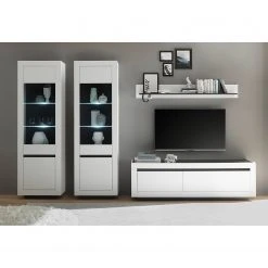 Loftscape Standvitrine Accra - Weiß / Anthrazit -Wohnzimmermöbel boutique en ligne 1000348823 220506 023 MOOD DETAILS P000000001000348823 mood