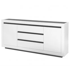 Loftscape Sideboard Accra - Weiß / Anthrazit