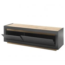 Loftscape Wohnwand Accra I (4-teilig) - Anthrazit / Eiche Dekor 32 Loftscape Wohnwand Accra I (4-teilig) - Anthrazit / Eiche Dekor -Wohnzimmermöbel boutique en ligne 1000348829 220506 032 DETAILS P000000001000348829