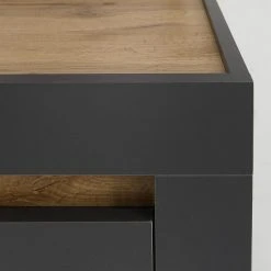 Loftscape Wohnwand Accra I (4-teilig) - Anthrazit / Eiche Dekor 42 Loftscape Wohnwand Accra I (4-teilig) - Anthrazit / Eiche Dekor -Wohnzimmermöbel boutique en ligne 1000348829 220506 042 DETAILS P000000001000348829