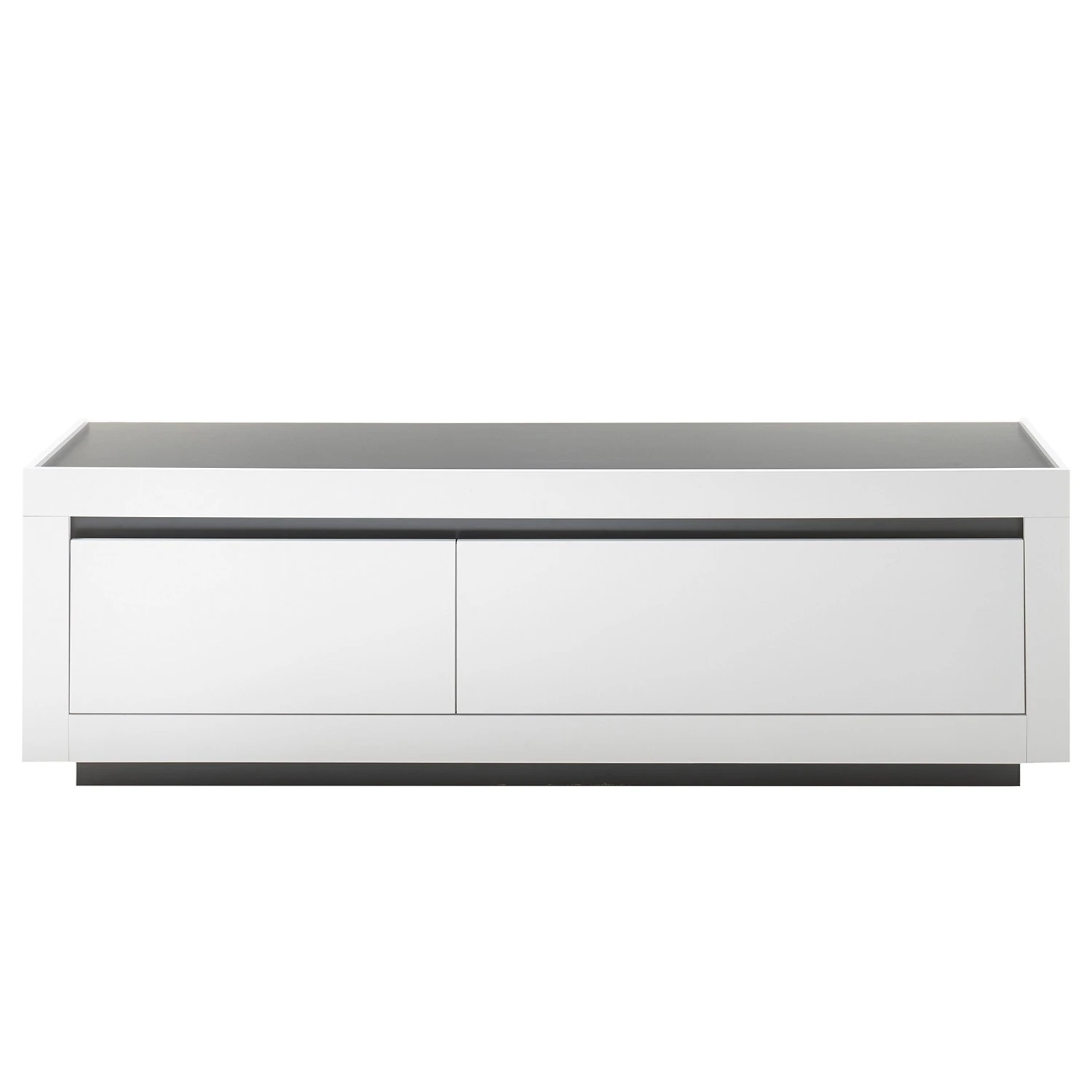 Loftscape Wohnwand Accra II (4-teilig) - Weiß / Anthrazit 9 Loftscape Wohnwand Accra II (4-teilig) - Weiß / Anthrazit – Bild 9