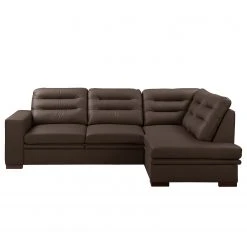 Loftscape Ecksofa Pitalito - Echtleder Maer: Dunkelbraun - Ottomane davorstehend rechts -Wohnzimmermöbel boutique en ligne 1000349696 220517 060 DETAILS P000000001000349696