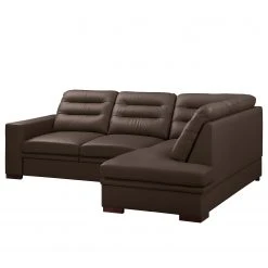 Loftscape Ecksofa Pitalito - Echtleder Maer: Dunkelbraun - Ottomane davorstehend rechts -Wohnzimmermöbel boutique en ligne 1000349696 220517 110 DETAILS P000000001000349696