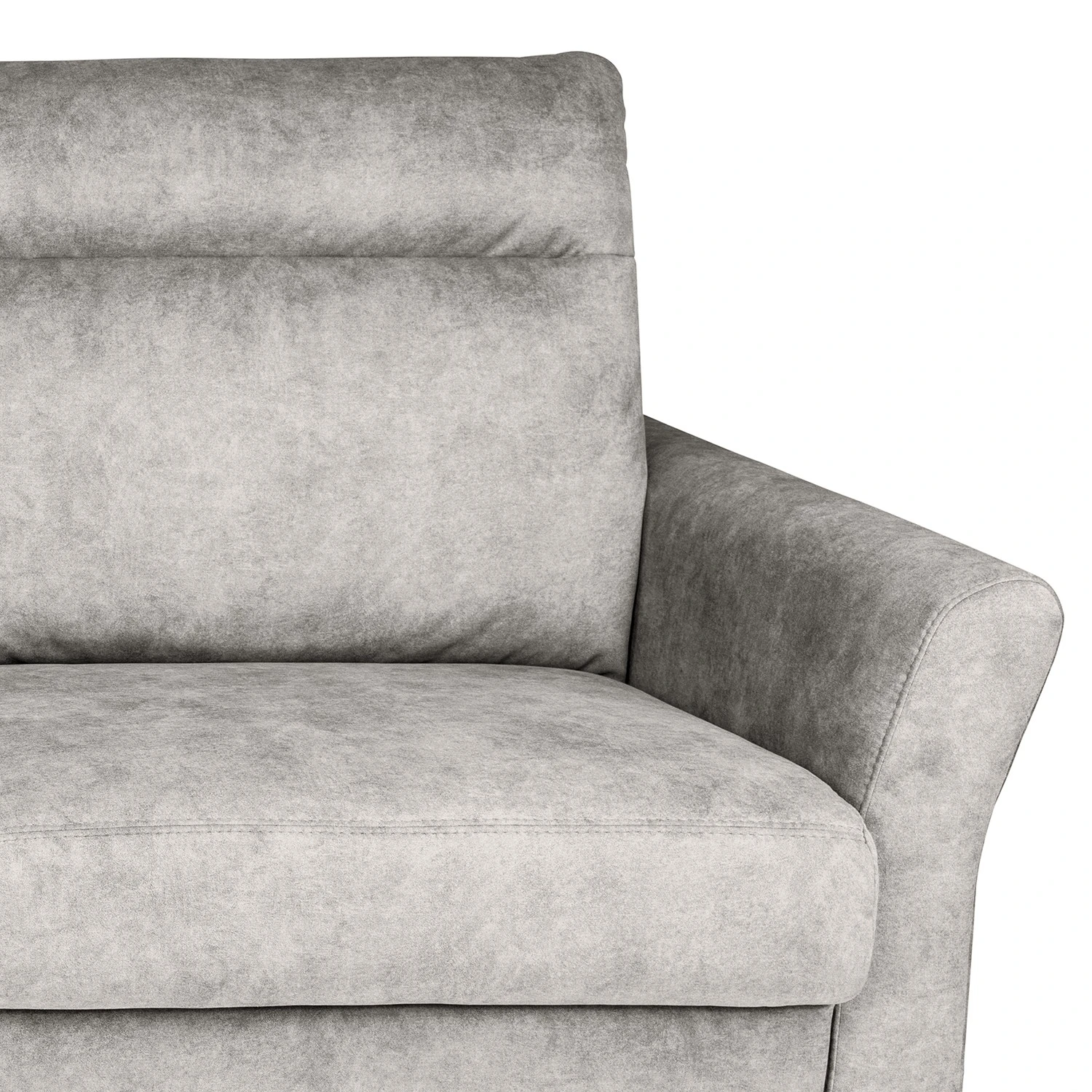 Norrwood Ecksofa Sombrilla - Samt Cloe: Hellgrau - Longchair davorstehend links 7 Norrwood Ecksofa Sombrilla - Samt Cloe: Hellgrau - Longchair davorstehend links – Bild 7