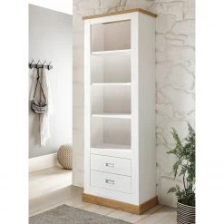 Ridgevalley Wohnwand Ollezy I (4-teilig) - Pinie Weiß Dekor / Eiche Wotan Dekor -Wohnzimmermöbel boutique en ligne 1000349813 220513 022 MOOD DETAILS P000000001000349813 mood