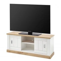 Ridgevalley Wohnwand Ollezy II (4-teilig) - Pinie Weiß Dekor / Eiche Wotan Dekor -Wohnzimmermöbel boutique en ligne 1000349814 220511 030 DETAILS P000000001000349814