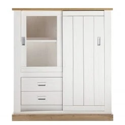 Ridgevalley Wohnwand Ollezy II (4-teilig) - Pinie Weiß Dekor / Eiche Wotan Dekor -Wohnzimmermöbel boutique en ligne 1000349814 220513 037 DETAILS P000000001000349814