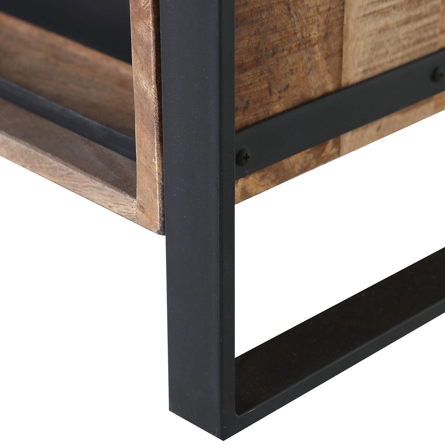 Red Living Highboard Toleos - Mango sägerau massiv / Eisen - Mangoholz / Schwarz 7 Red Living Highboard Toleos - Mango sägerau massiv / Eisen - Mangoholz / Schwarz – Bild 7