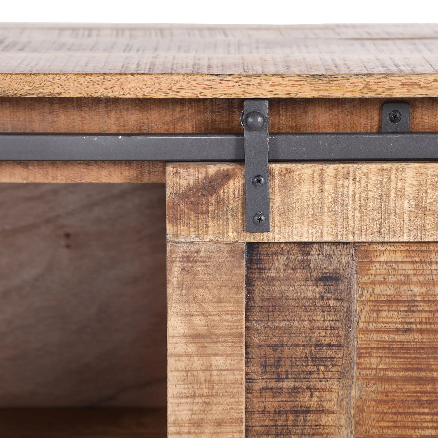 Red Living Sideboard Toleos - Mango sägerau massiv / Eisen - Mangoholz / Schwarz 7 Red Living Sideboard Toleos - Mango sägerau massiv / Eisen - Mangoholz / Schwarz – Bild 7