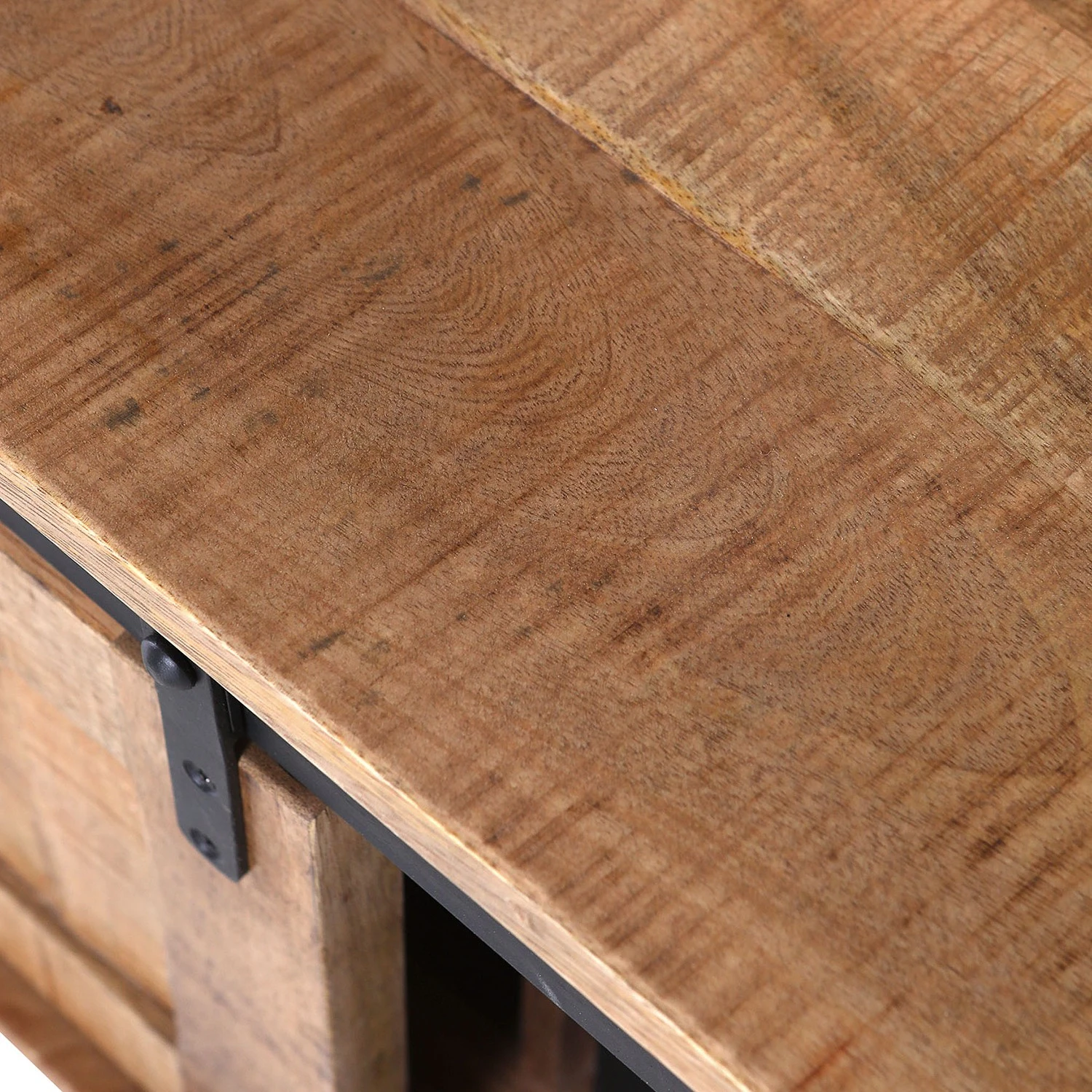 Red Living Couchtische Toleos - Mango sägerau massiv / Eisen - Mangoholz / Schwarz 6 Red Living Couchtische Toleos - Mango sägerau massiv / Eisen - Mangoholz / Schwarz – Bild 6