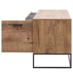 Red Living Wohnwand Meevoo V (3-teilig) - Eiche Rustikal Dekor / Graphit -Wohnzimmermöbel boutique en ligne 1000352091 220516 035 DETAILS P000000001000352091