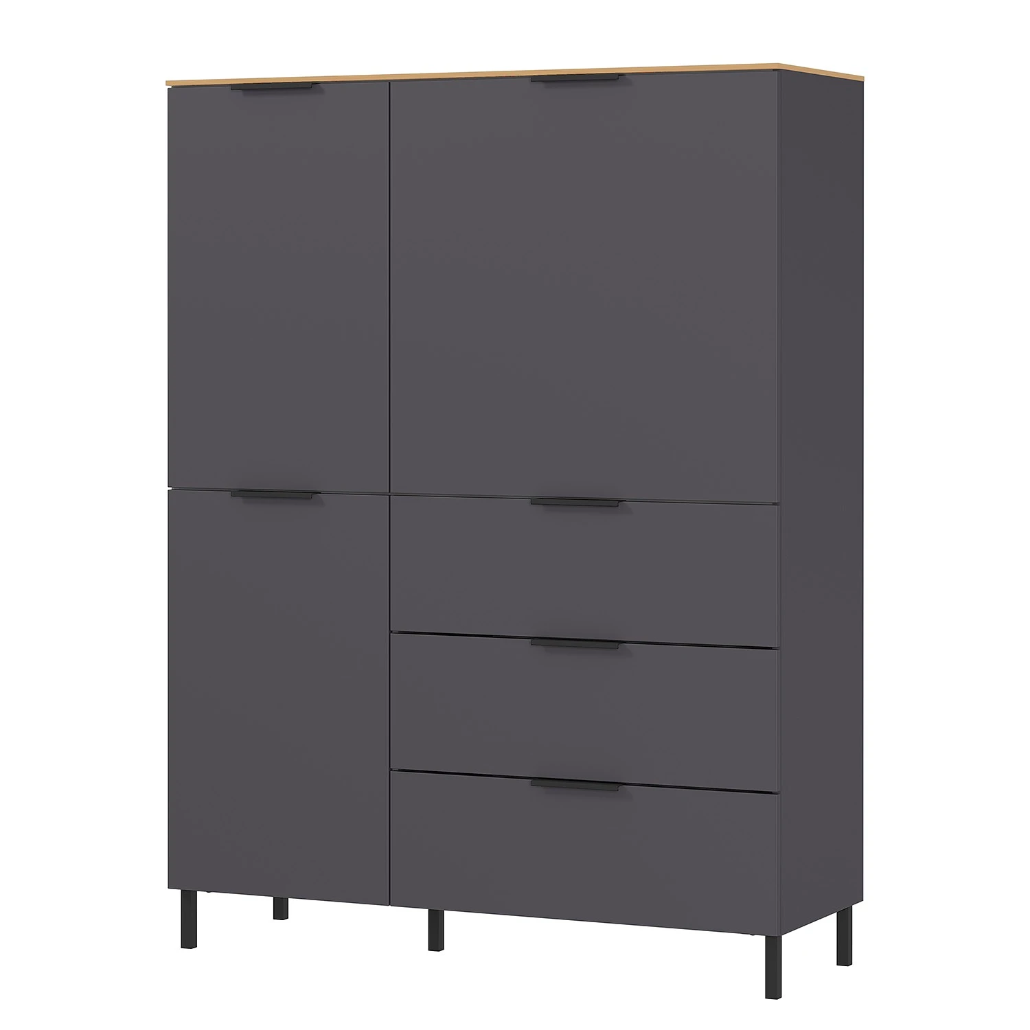 Germania Highboard California - Graphit 1 Germania Highboard California - Graphit