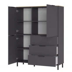 Germania Highboard California - Graphit 15 Germania Highboard California - Graphit -Wohnzimmermöbel boutique en ligne 1000352103 220512 031 DETAILS P000000001000352103