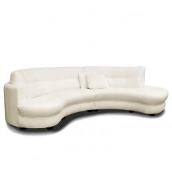 Loftscape Ecksofa Roulette - Bouclé Stoff Abby: Polarweiß - Ottomane davorstehend rechts -Wohnzimmermöbel boutique en ligne 1000352873 220520 040 DETAILS P000000001000352873