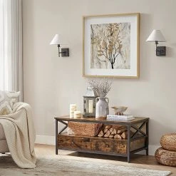 Red Living Couchtisch Molalla II - Braun / Schwarz -Wohnzimmermöbel boutique en ligne 1000353400 220601 022 MOOD DETAILS P000000001000353400 mood