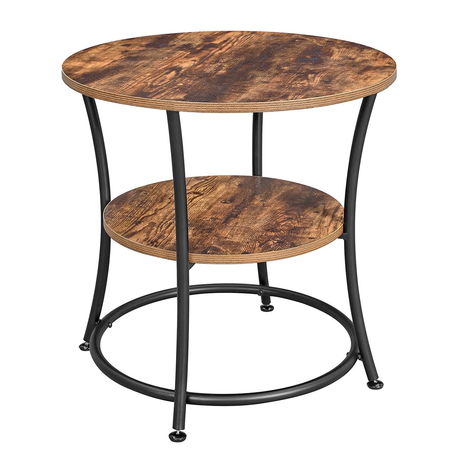 Red Living Beistelltisch Uberto III - Braun / Schwarz 1 Red Living Beistelltisch Uberto III - Braun / Schwarz