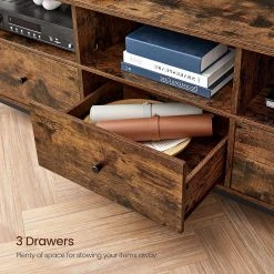 Red Living TV-Lowboard Molalla I - Braun / Schwarz -Wohnzimmermöbel boutique en ligne 1000353405 220601 032 DETAILS P000000001000353405