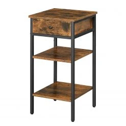 Red Living Beistelltisch Brillac II - Braun / Schwarz