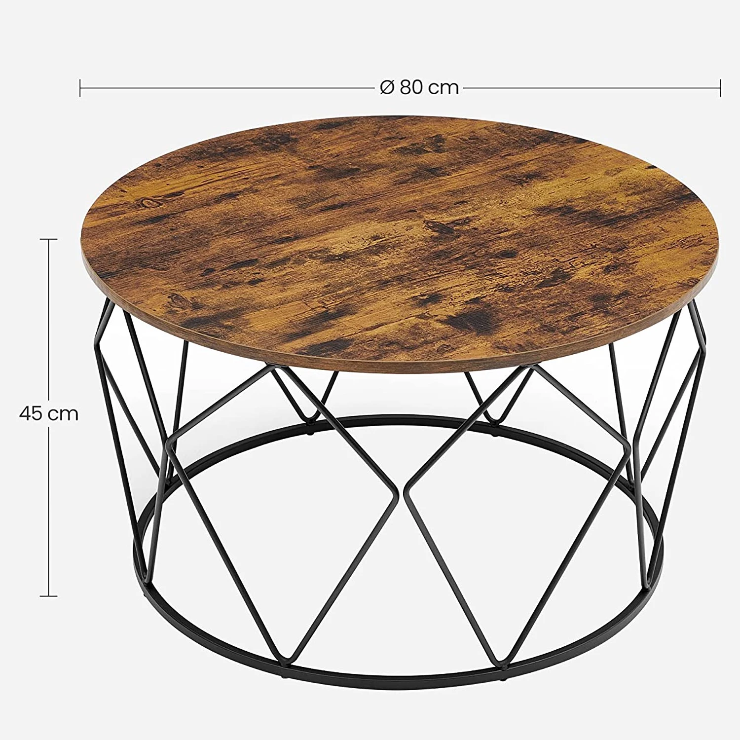 Red Living Couchtisch Tuxford I - Braun / Schwarz 8 Red Living Couchtisch Tuxford I - Braun / Schwarz – Bild 8