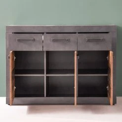 Trendteam Kommode Indy II - Altholz Dekor / Anthrazit -Wohnzimmermöbel boutique en ligne 1000353496 220520 022 MOOD DETAILS P000000001000353496 mood