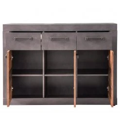 Trendteam Kommode Indy II - Altholz Dekor / Anthrazit -Wohnzimmermöbel boutique en ligne 1000353496 220520 031 DETAILS P000000001000353496