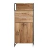 Red Living Highboard Sligo II - Risseiche Silber Dekor / Graphit