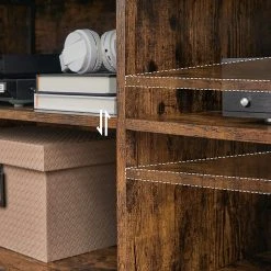 Red Living TV-Lowboard Leesville - Braun / Schwarz -Wohnzimmermöbel boutique en ligne 1000355237 220601 032 DETAILS P000000001000355237