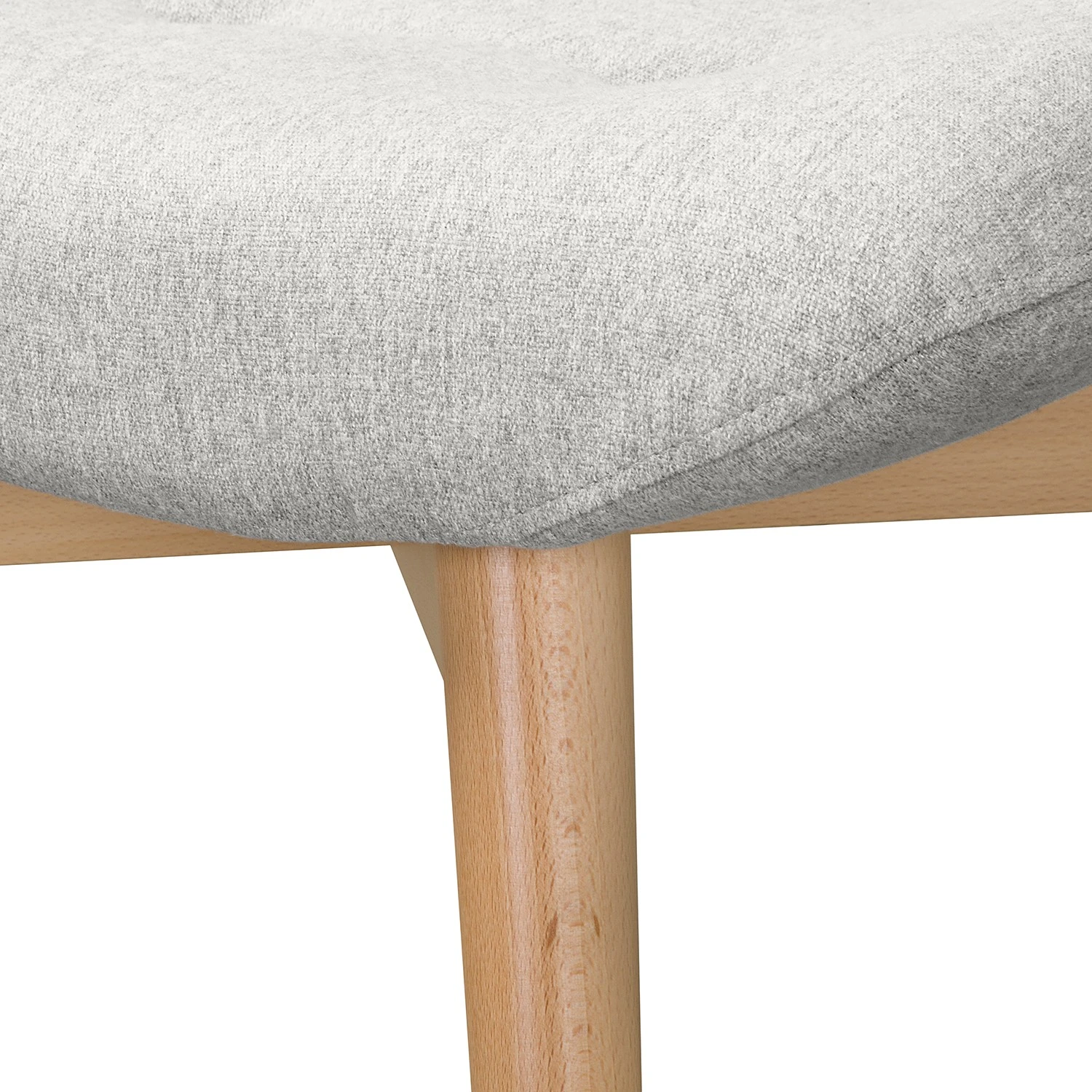 Norrwood Polsterhocker Brazil - Strukturstoff Ondria: Hellbeige 7 Norrwood Polsterhocker Brazil - Strukturstoff Ondria: Hellbeige – Bild 7