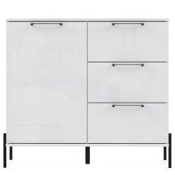 Loftscape Kommode Ozora - Hochglanz Weiß / Matt Weiß 9 Loftscape Kommode Ozora - Hochglanz Weiß / Matt Weiß -Wohnzimmermöbel boutique en ligne 1000356695 220603 030 DETAILS P000000001000356695