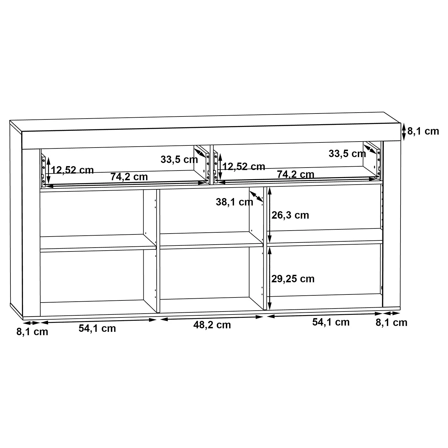 Red Living Sideboard Westcliffe - Altholz Dekor / Beton Dekor 7 Red Living Sideboard Westcliffe - Altholz Dekor / Beton Dekor – Bild 7