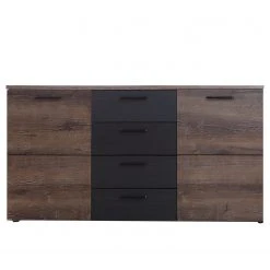 Loftscape Sideboard Uvero - Eiche Schwarz Dekor / Eiche Havanna Dekor -Wohnzimmermöbel boutique en ligne 1000356700 220603 030 DETAILS P000000001000356700