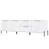Loftscape Sideboard Ozora III - Hochglanz Weiß / Matt Weiß